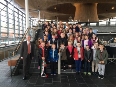 Local Pupils in the Assembly