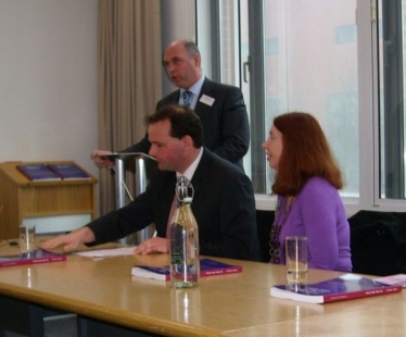 Preseli Pembrokeshire AM Paul Davies is pictured at the Senedd launching a report by the Disability Law Service.